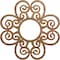 Ekena Millwork Cohen Wood Fretwork Pierced Ceiling Medallion, Walnut, 32"OD x 11"ID x 1/4"T CMWP32X32X0250COWA - alternate 1